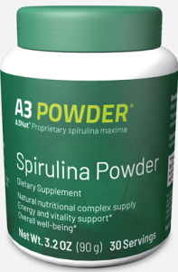 xellis a3 powder is a spirulina powder