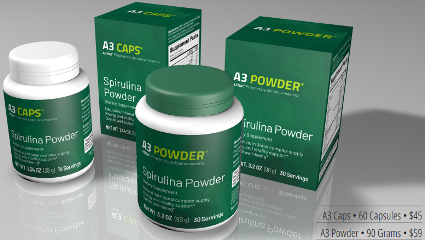 xellis spirulina a3 powder