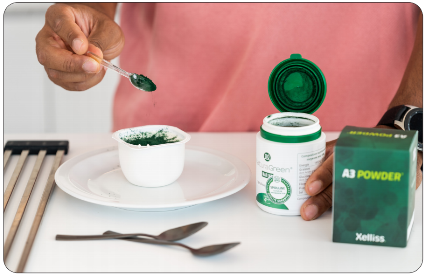 xellis spirulina a3 powder